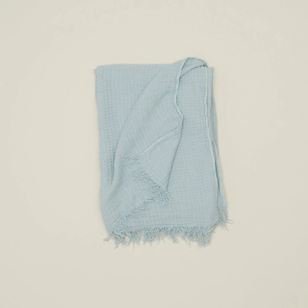 Hawkins NY Simple Linen Throw-Sky