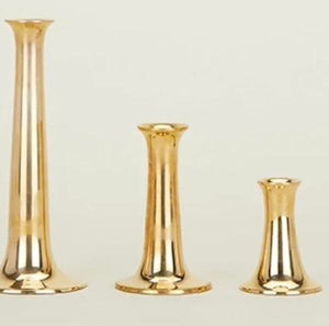 Hawkins NY Simple candle Holder-Small Brass