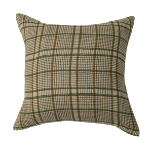Crossroads Olive Linen Pillow 22x22