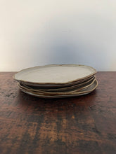 Paige Farrell Ceramics, White/Brown Dessert Plates
