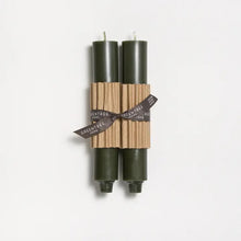 GreenTree Home -Column Candle Pair - Antique