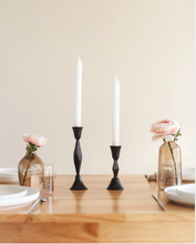 High Diamond Hand-Forged Iron Candle Stand