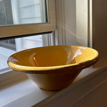 Yellow bowl. Vintage