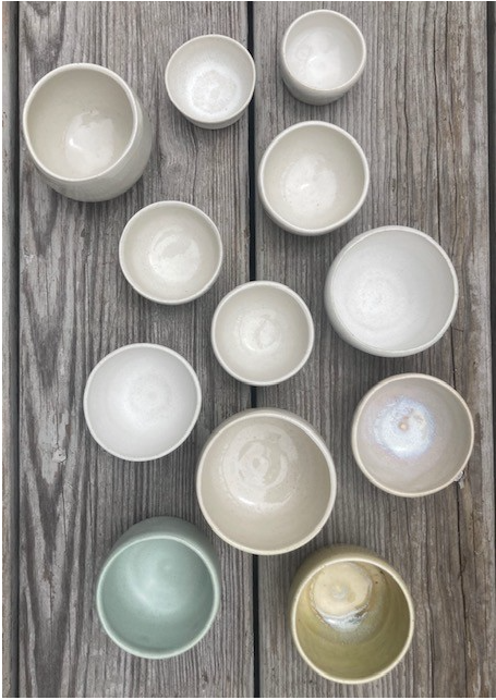 Small ceramic condiment bowl