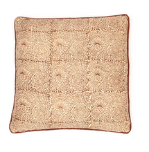 Alamwar Lotus Pillow in Cinnamon