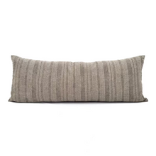 Hmong Stripe Pillow in Olive, 13" x 35"