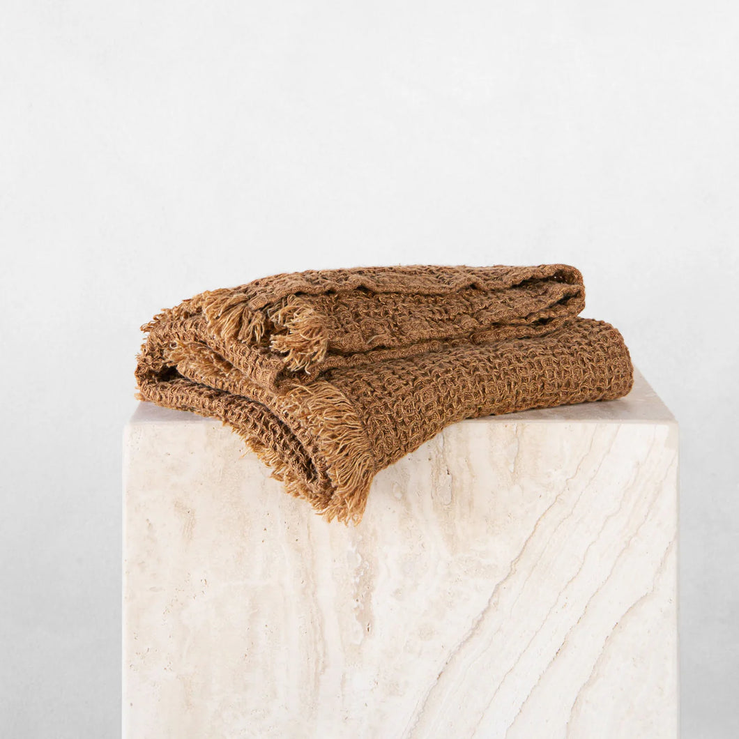 Hale Mercantile- Flocca Linen Waffle Hand Towel