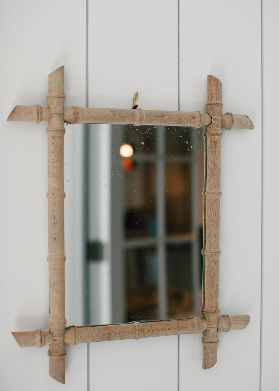 Bleached Oak Mirror