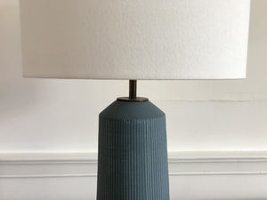 X-Large Matte Blue Column Lamp