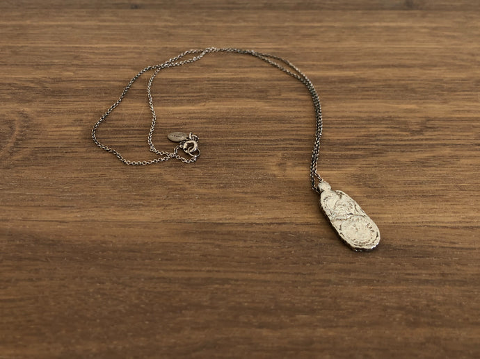 Tablet Necklace in Silver