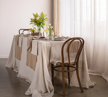 Hale Mercantile Flocca Linen Tablecloth - Medium 69"x83"