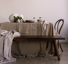 Hale Mercantile Flocca Linen Tablecloth - Large 69"x122"